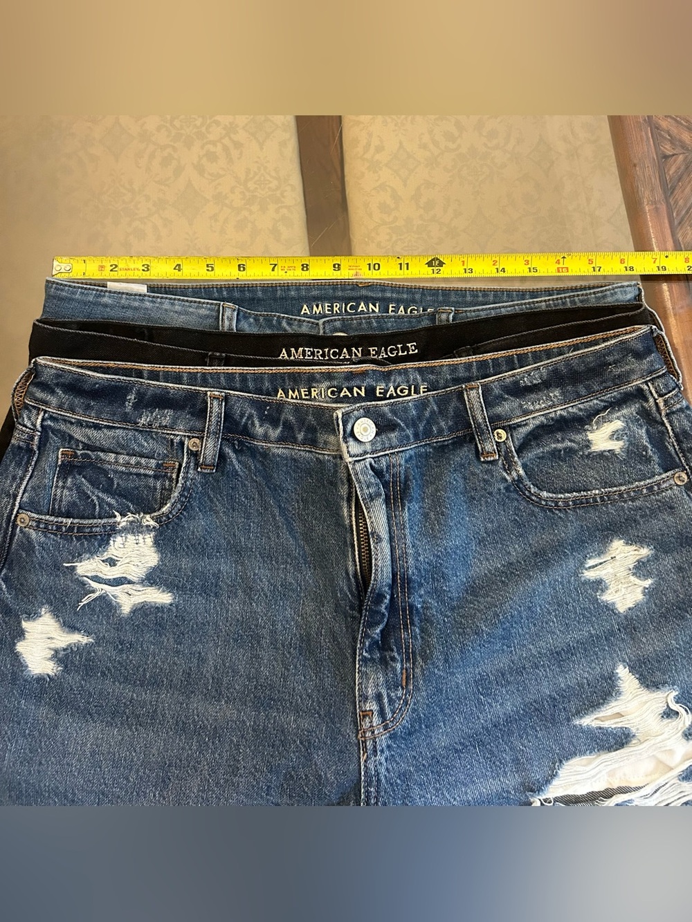 American Eagle denim shorts (lot of 3) sz. 16-18 - Picture 5 of 10